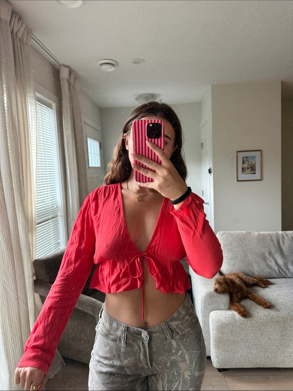 Sunday best tie front top